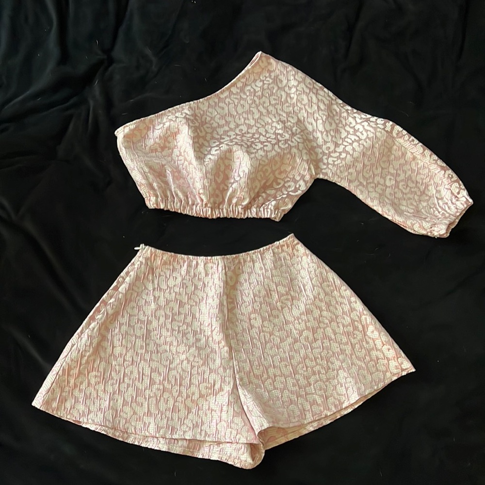 Pretty Little Thing - pink leopard set